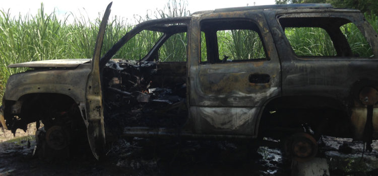 Burned SUV found in Thibodaux