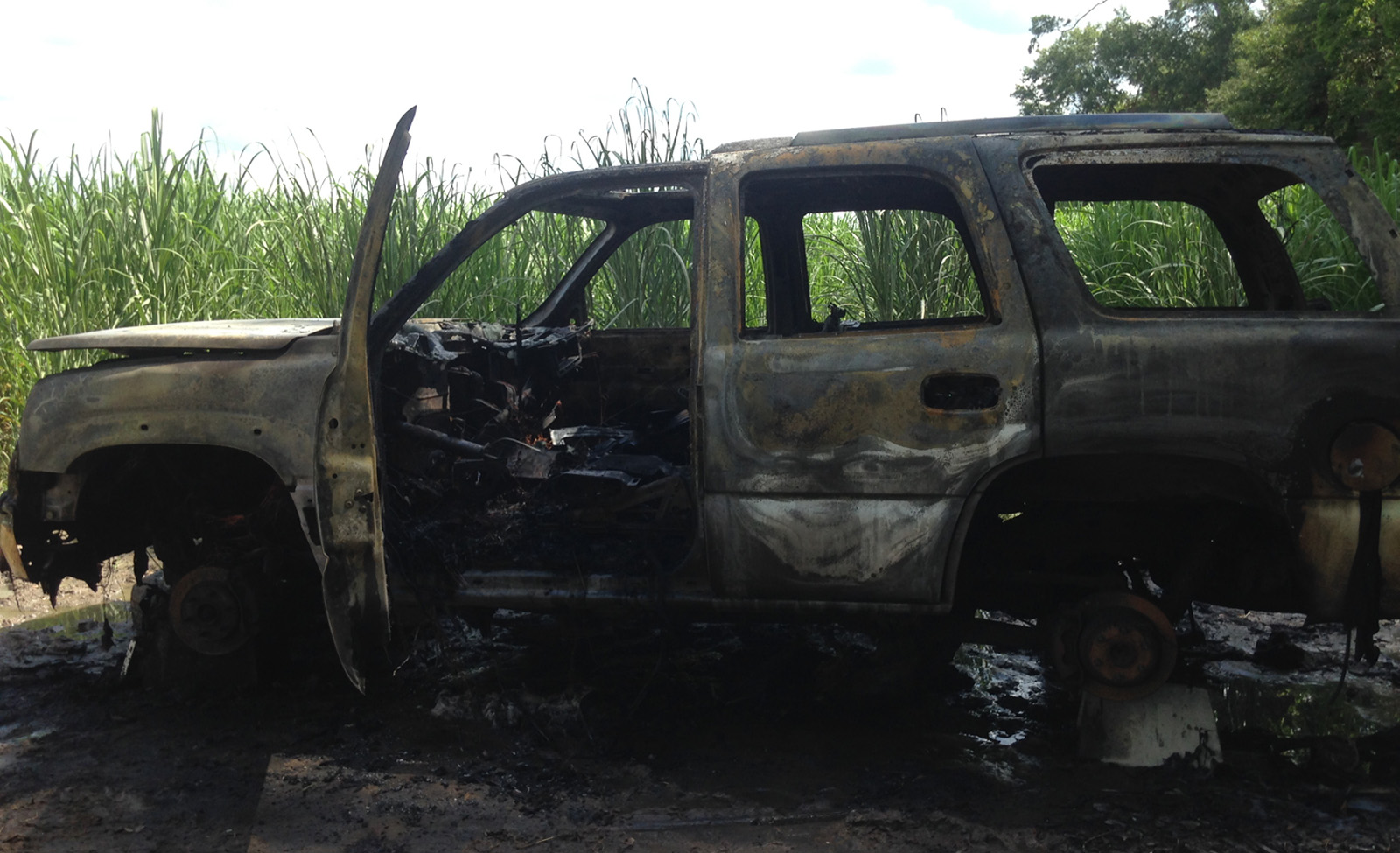 Burned SUV found in Thibodaux