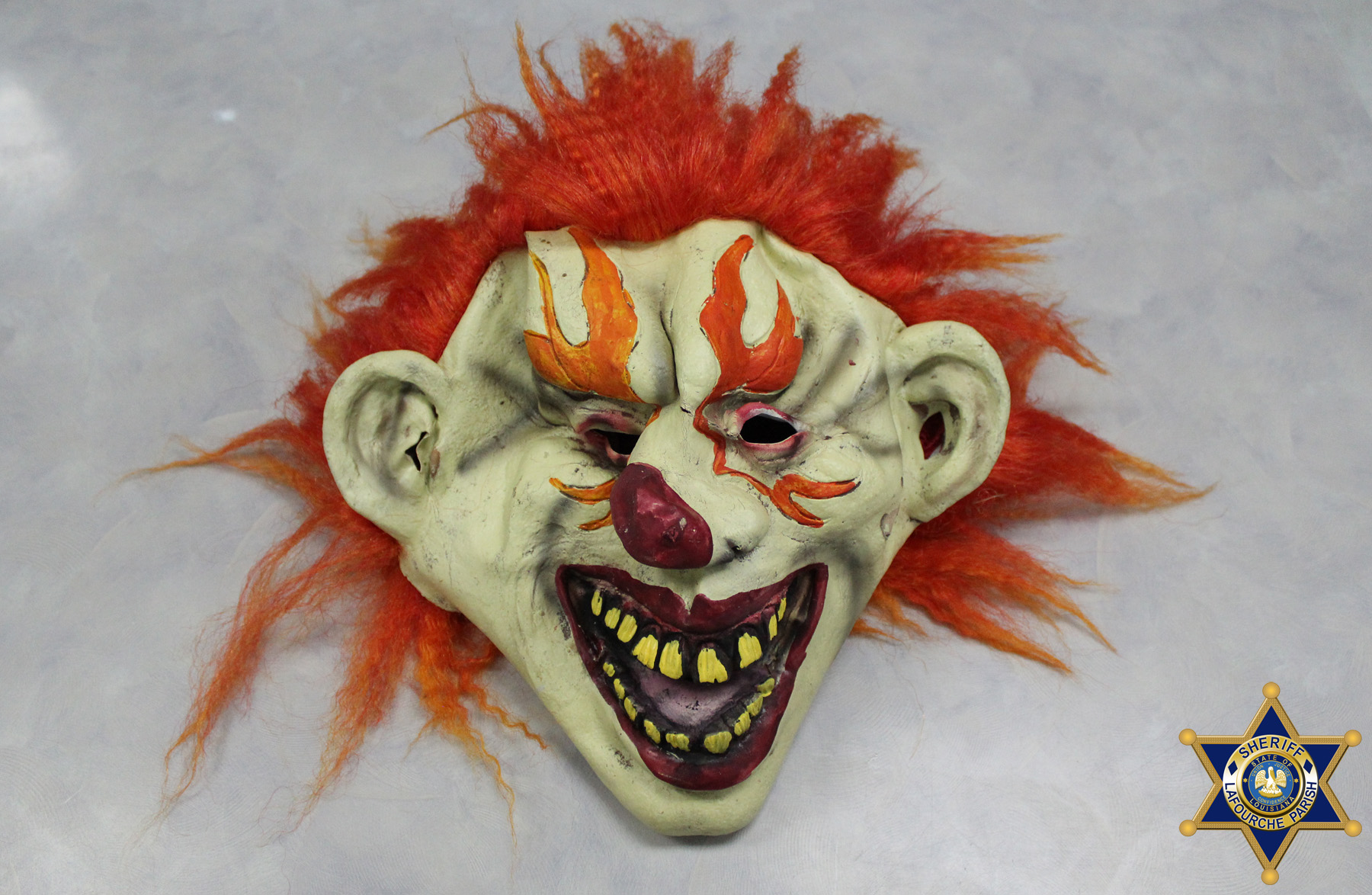 Clown Mask Worn By Students