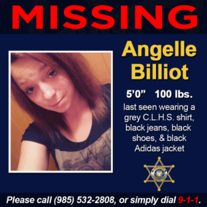 MISSING - Angelle Billiot