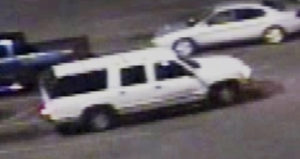 Suspects' SUV