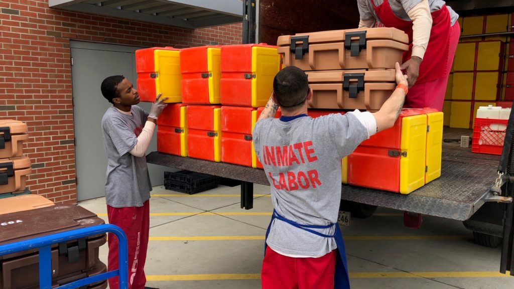 Inmates Loading Meals