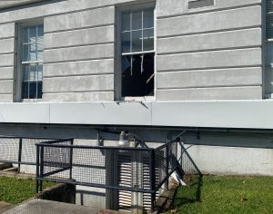 Courthouse Broken Window