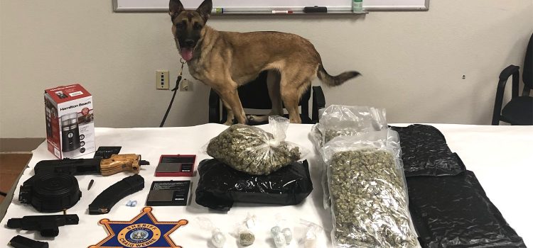 K9 Siren With Seized Items