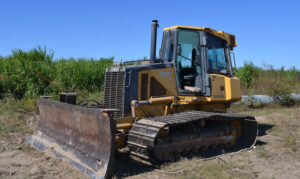 Damaged Bulldozer