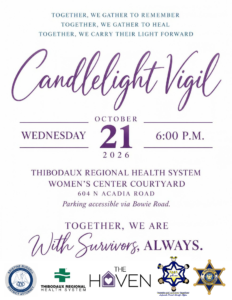 2026 Candlelight Vigil Flyer
